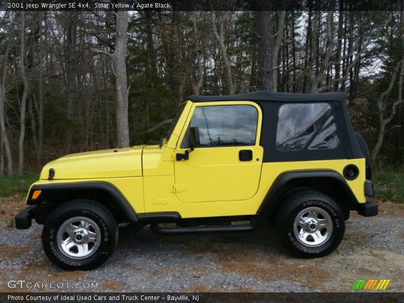 Solar Yellow / Agate Black 2001 Jeep Wrangler SE 4x4
