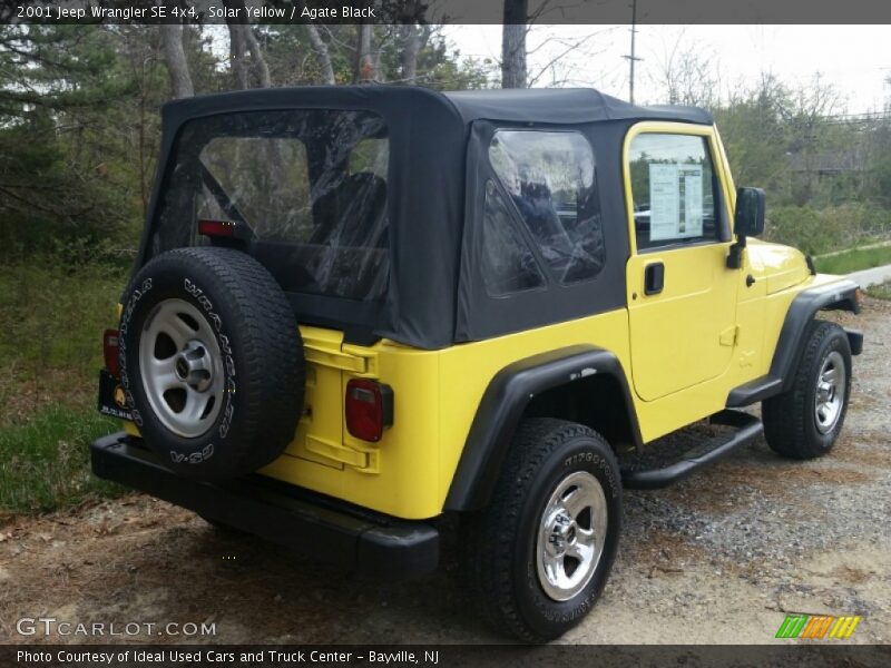 Solar Yellow / Agate Black 2001 Jeep Wrangler SE 4x4