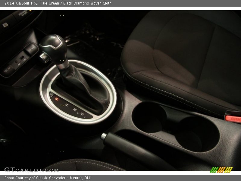 Kale Green / Black Diamond Woven Cloth 2014 Kia Soul 1.6