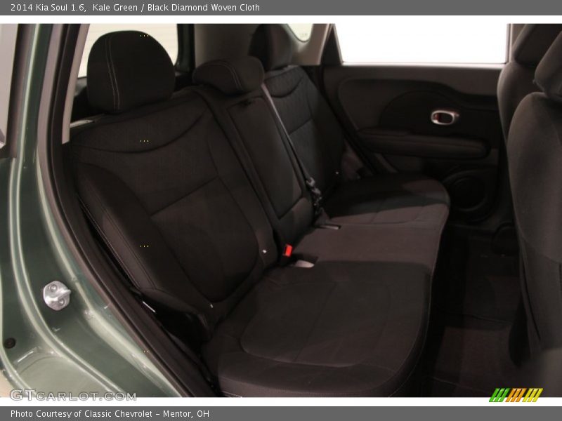 Kale Green / Black Diamond Woven Cloth 2014 Kia Soul 1.6