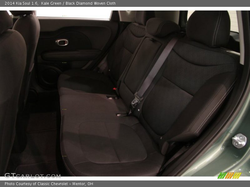 Kale Green / Black Diamond Woven Cloth 2014 Kia Soul 1.6