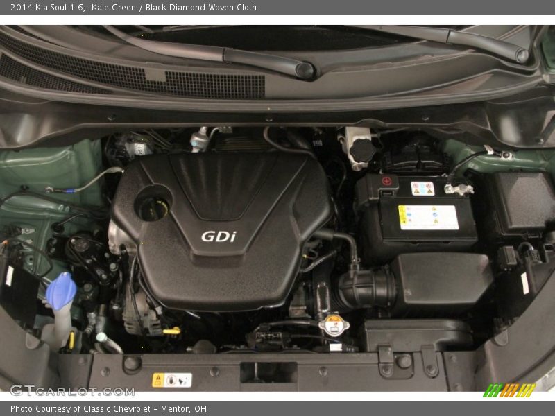 Kale Green / Black Diamond Woven Cloth 2014 Kia Soul 1.6