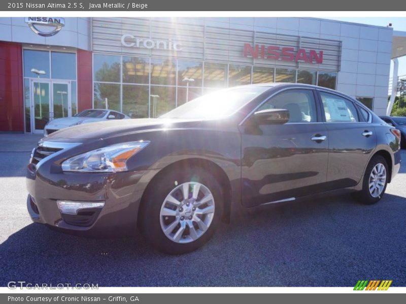 Java Metallic / Beige 2015 Nissan Altima 2.5 S