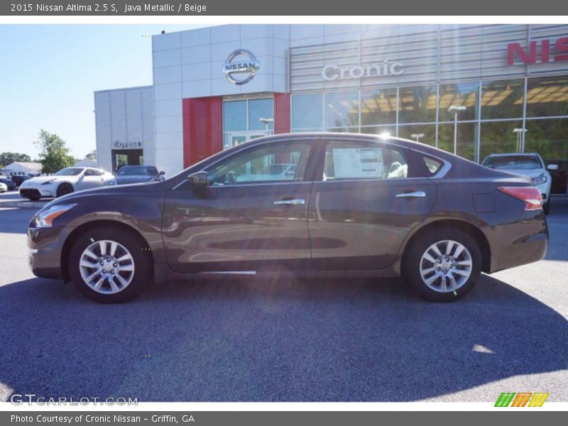 Java Metallic / Beige 2015 Nissan Altima 2.5 S