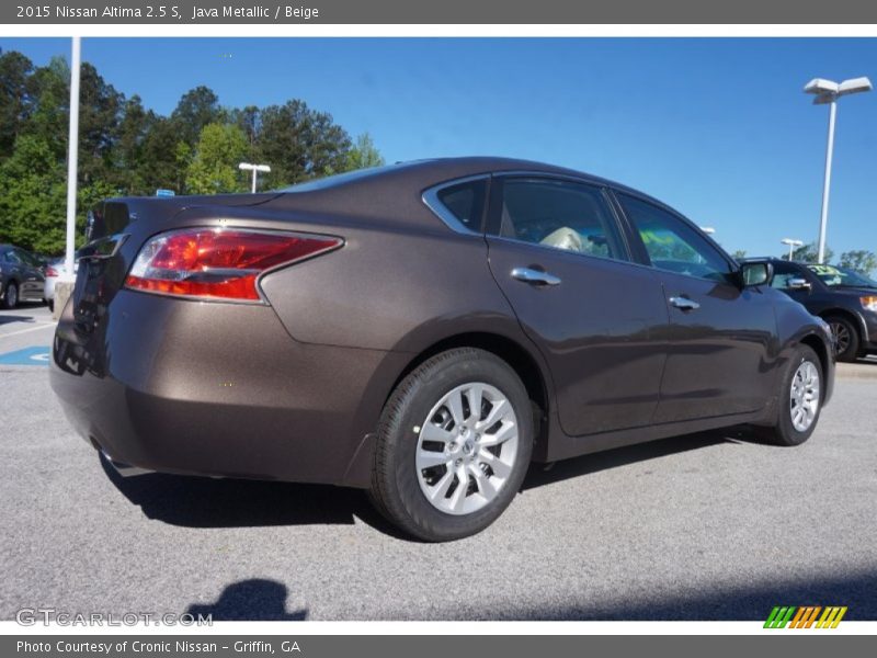 Java Metallic / Beige 2015 Nissan Altima 2.5 S
