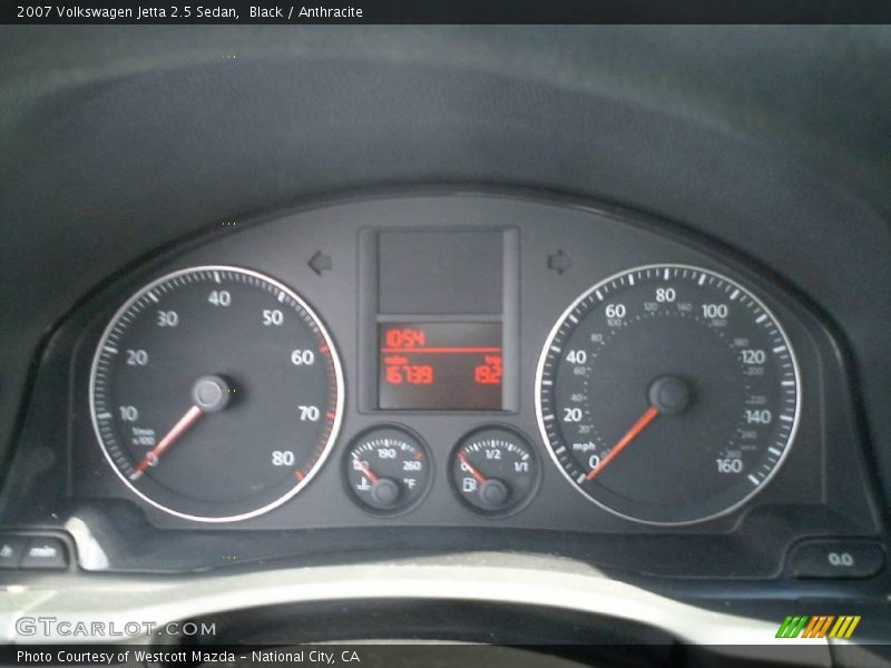 Black / Anthracite 2007 Volkswagen Jetta 2.5 Sedan