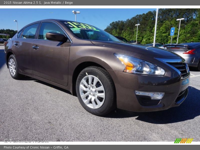 Java Metallic / Beige 2015 Nissan Altima 2.5 S