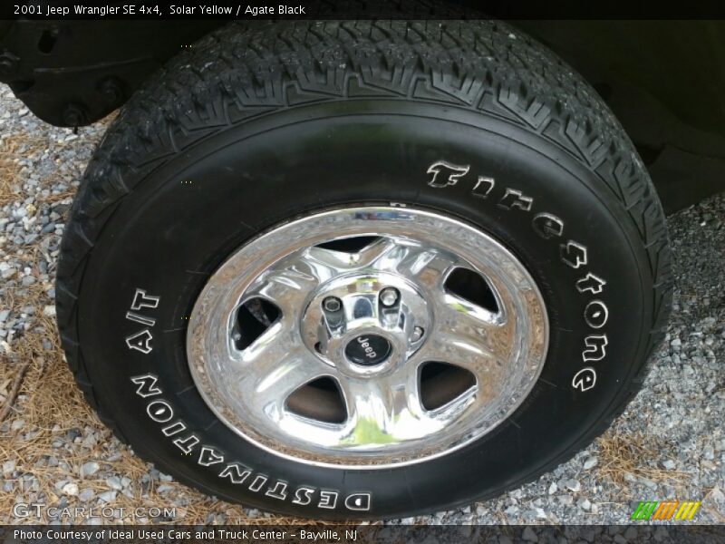 Solar Yellow / Agate Black 2001 Jeep Wrangler SE 4x4
