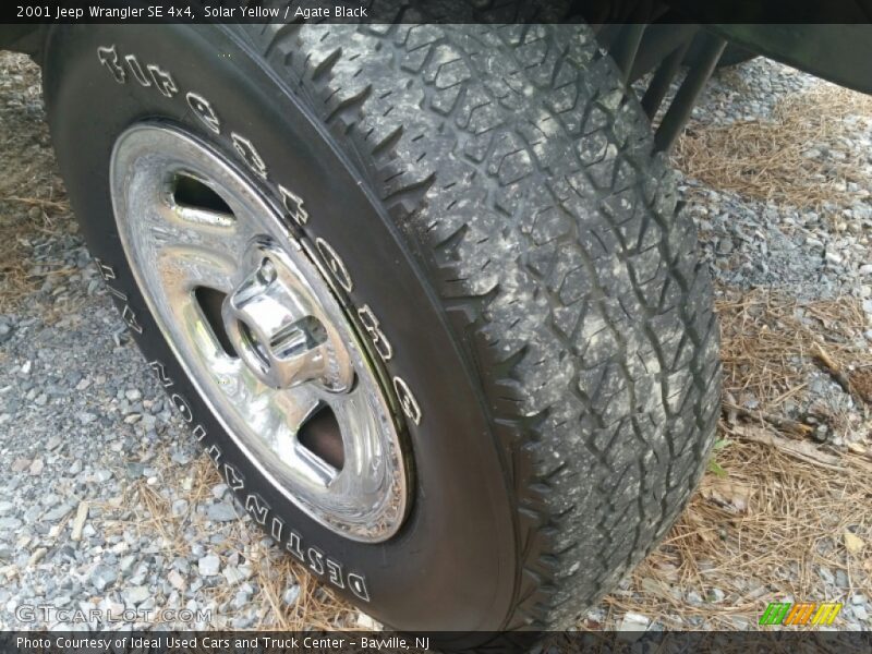 Solar Yellow / Agate Black 2001 Jeep Wrangler SE 4x4