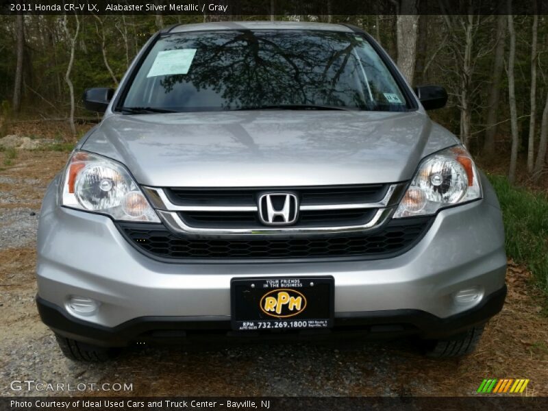 Alabaster Silver Metallic / Gray 2011 Honda CR-V LX