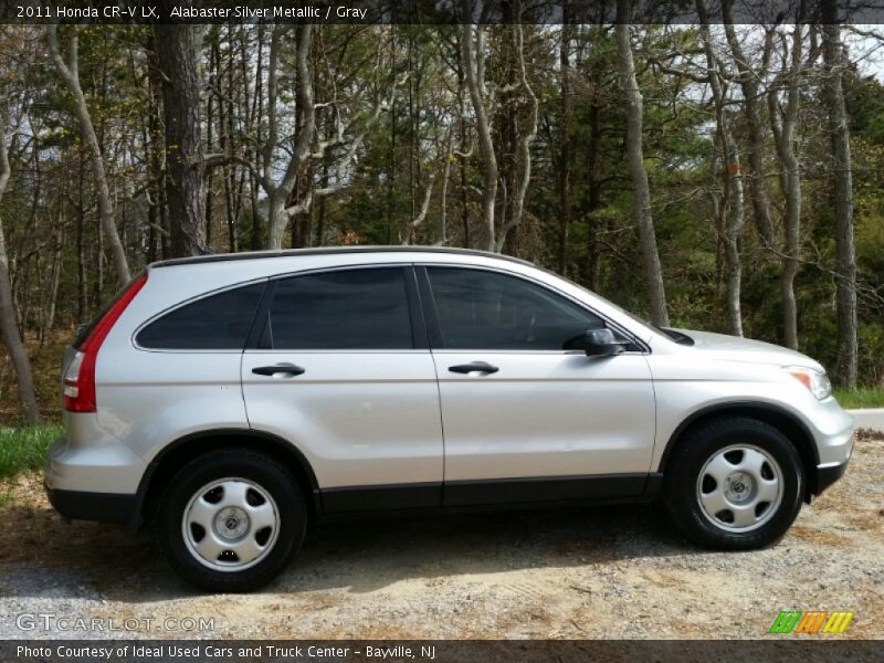 Alabaster Silver Metallic / Gray 2011 Honda CR-V LX