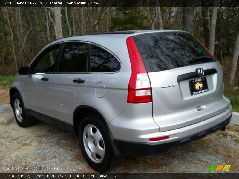 Alabaster Silver Metallic / Gray 2011 Honda CR-V LX