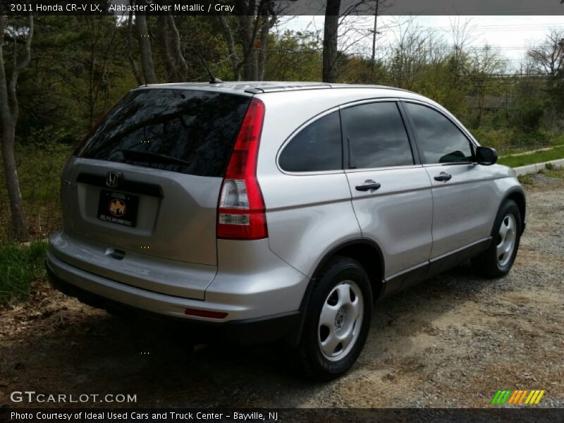 Alabaster Silver Metallic / Gray 2011 Honda CR-V LX