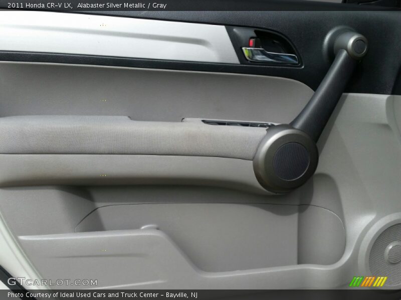 Alabaster Silver Metallic / Gray 2011 Honda CR-V LX