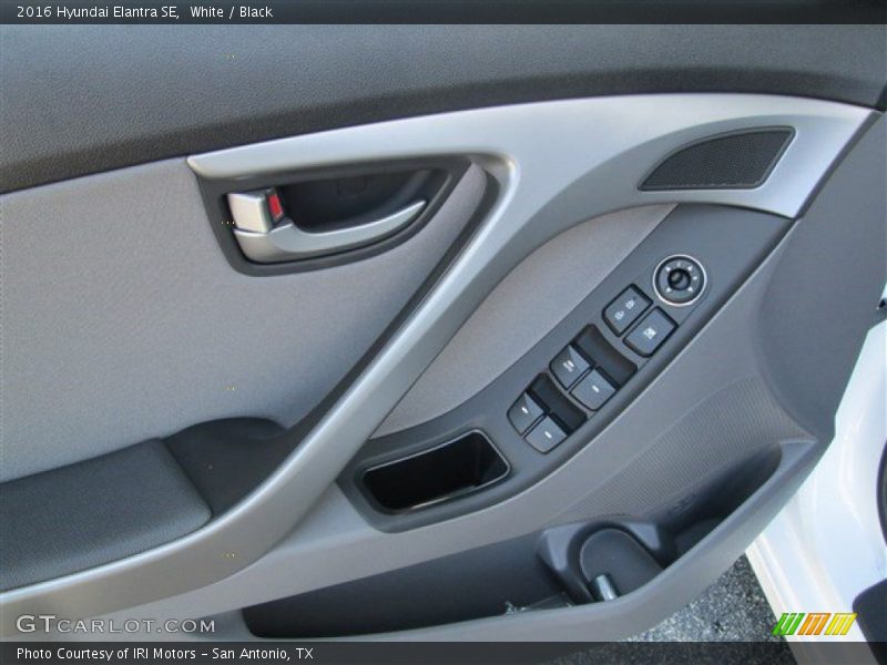 White / Black 2016 Hyundai Elantra SE