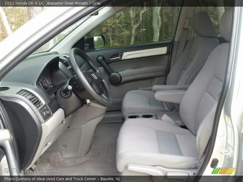 Alabaster Silver Metallic / Gray 2011 Honda CR-V LX