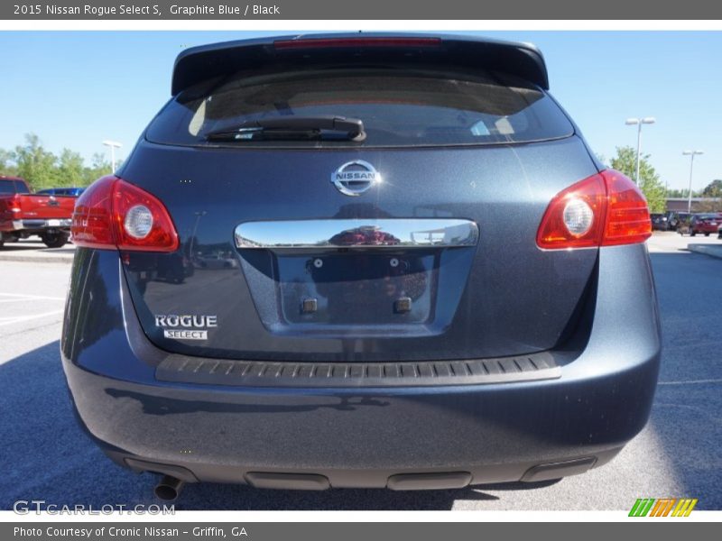 Graphite Blue / Black 2015 Nissan Rogue Select S