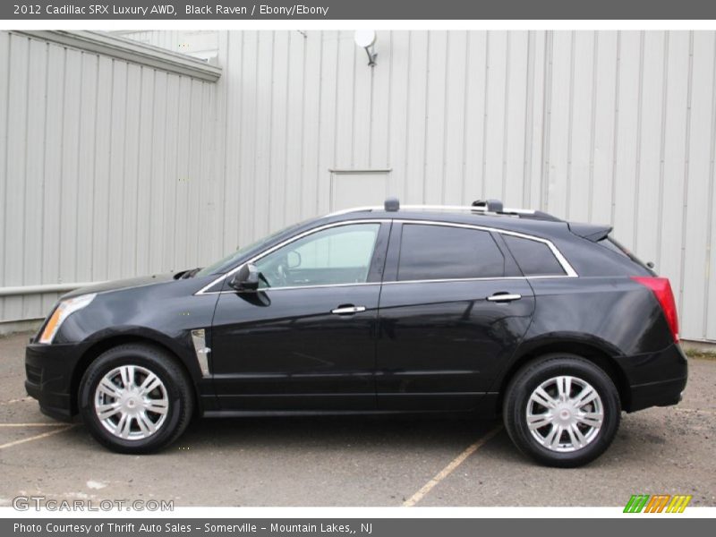 Black Raven / Ebony/Ebony 2012 Cadillac SRX Luxury AWD