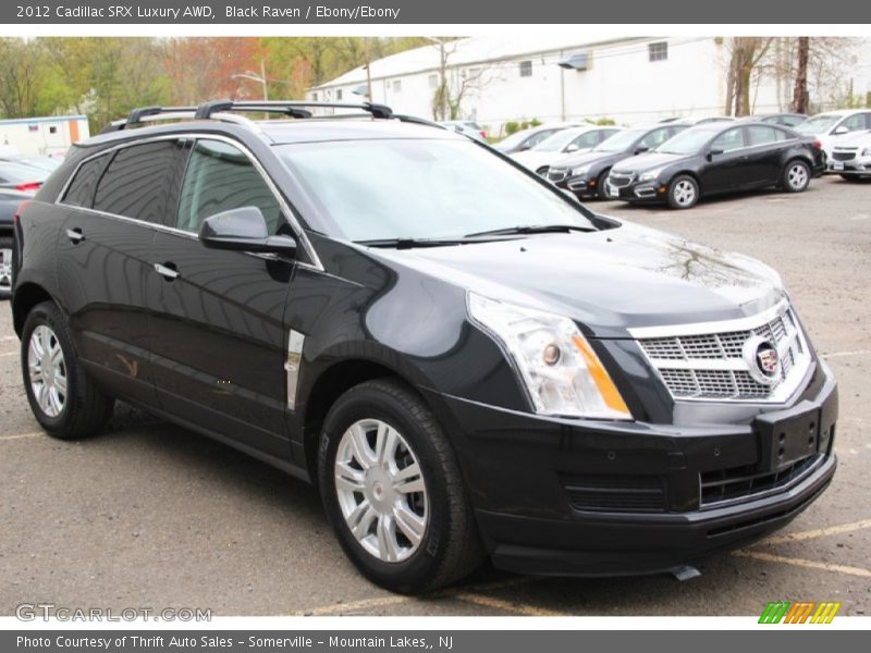 Black Raven / Ebony/Ebony 2012 Cadillac SRX Luxury AWD