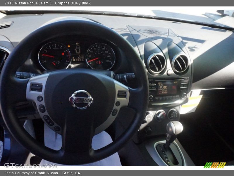 Graphite Blue / Black 2015 Nissan Rogue Select S