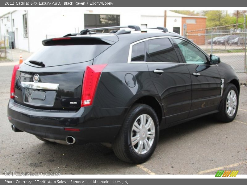 Black Raven / Ebony/Ebony 2012 Cadillac SRX Luxury AWD