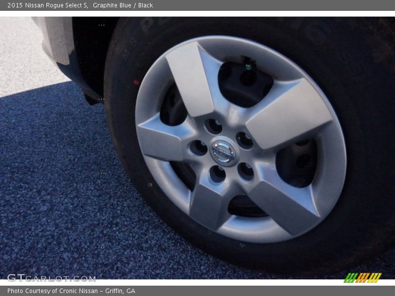 Graphite Blue / Black 2015 Nissan Rogue Select S