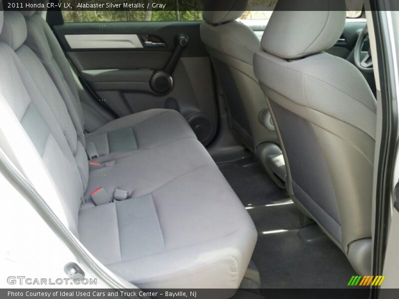 Alabaster Silver Metallic / Gray 2011 Honda CR-V LX