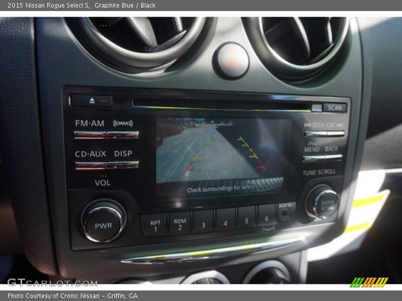 Graphite Blue / Black 2015 Nissan Rogue Select S