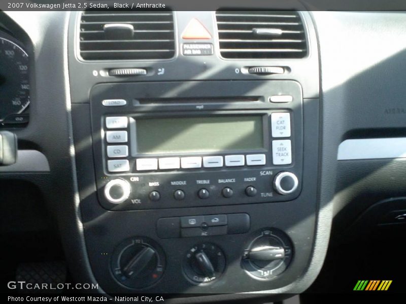 Black / Anthracite 2007 Volkswagen Jetta 2.5 Sedan