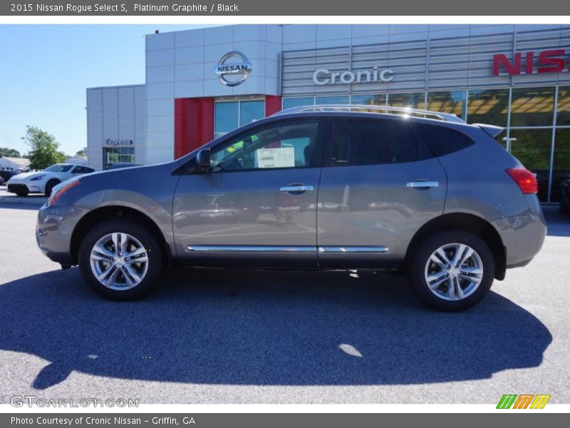 Platinum Graphite / Black 2015 Nissan Rogue Select S