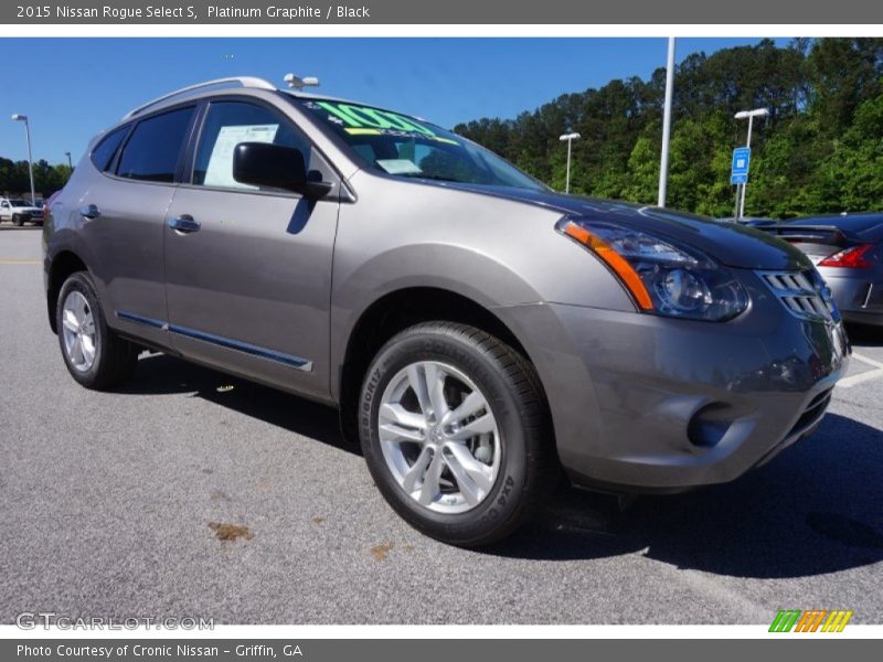 Platinum Graphite / Black 2015 Nissan Rogue Select S