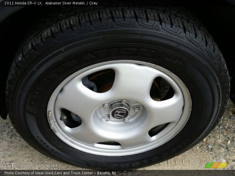 Alabaster Silver Metallic / Gray 2011 Honda CR-V LX