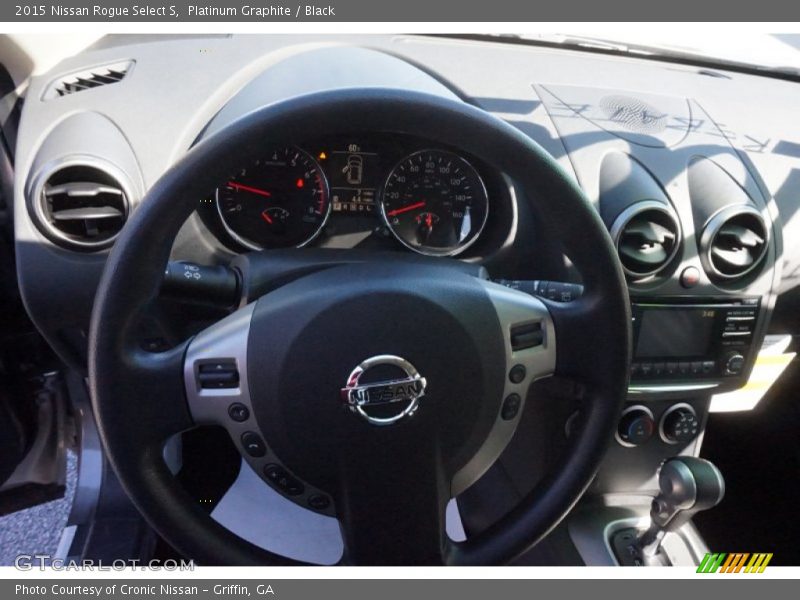 Platinum Graphite / Black 2015 Nissan Rogue Select S