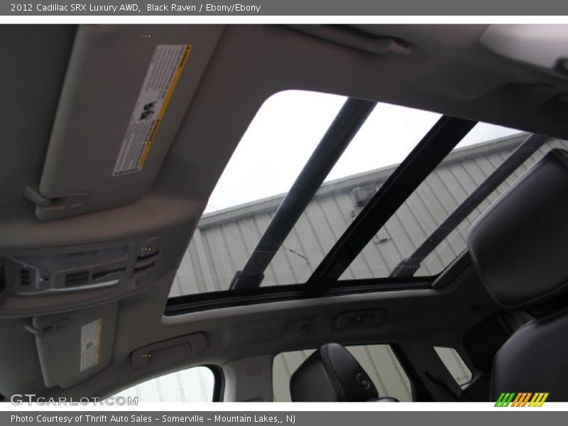 Black Raven / Ebony/Ebony 2012 Cadillac SRX Luxury AWD