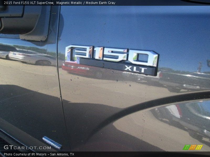 Magnetic Metallic / Medium Earth Gray 2015 Ford F150 XLT SuperCrew