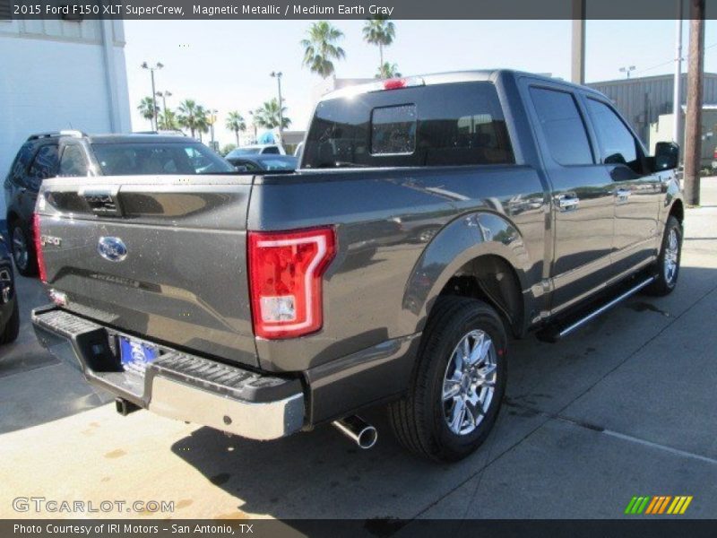Magnetic Metallic / Medium Earth Gray 2015 Ford F150 XLT SuperCrew
