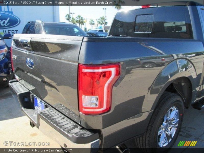 Magnetic Metallic / Medium Earth Gray 2015 Ford F150 XLT SuperCrew
