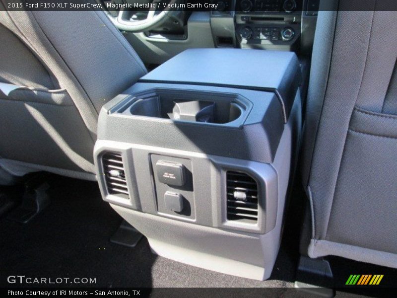 Magnetic Metallic / Medium Earth Gray 2015 Ford F150 XLT SuperCrew