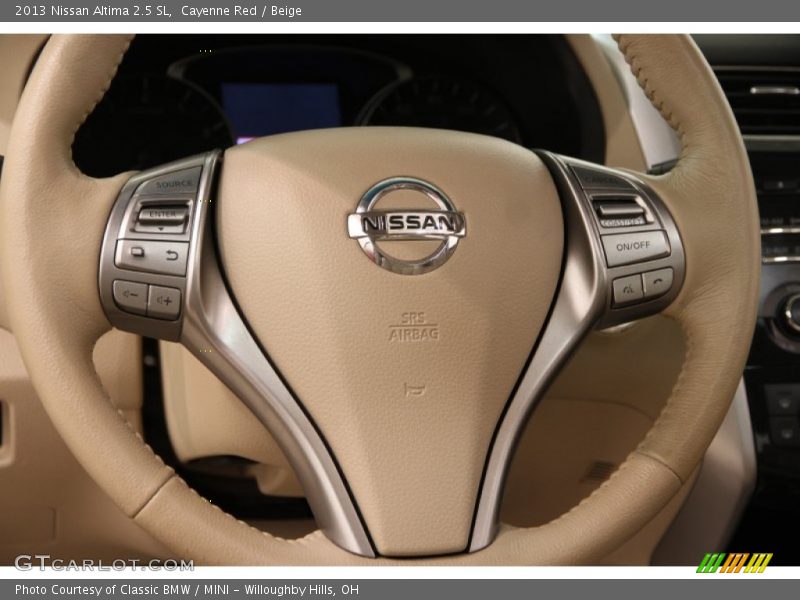 Cayenne Red / Beige 2013 Nissan Altima 2.5 SL