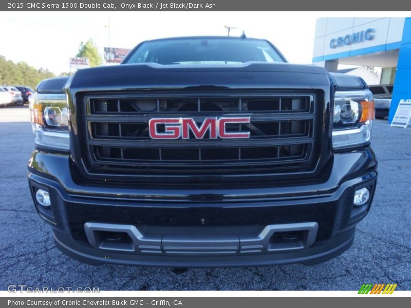 Onyx Black / Jet Black/Dark Ash 2015 GMC Sierra 1500 Double Cab
