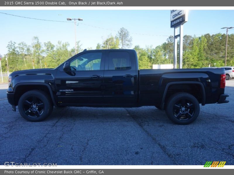 Onyx Black / Jet Black/Dark Ash 2015 GMC Sierra 1500 Double Cab