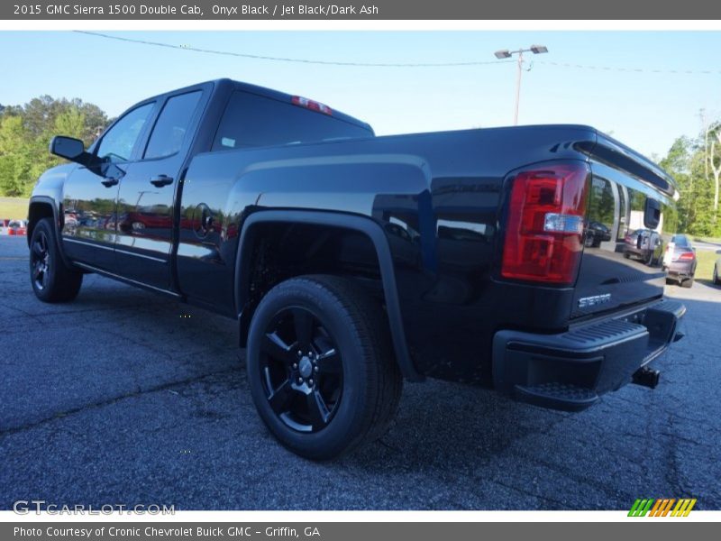 Onyx Black / Jet Black/Dark Ash 2015 GMC Sierra 1500 Double Cab