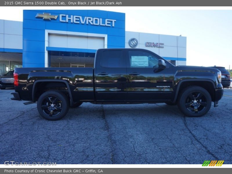 Onyx Black / Jet Black/Dark Ash 2015 GMC Sierra 1500 Double Cab