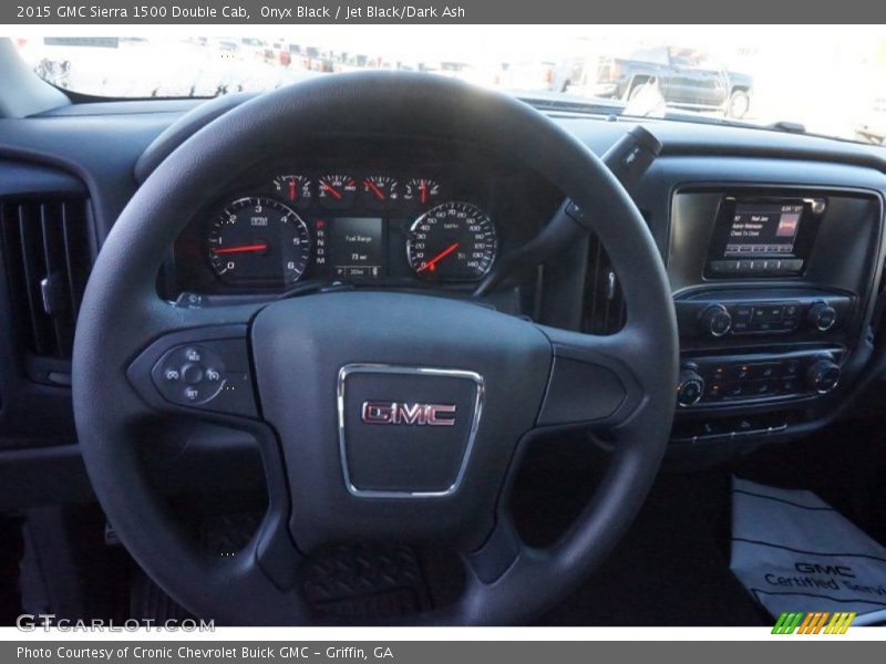 Onyx Black / Jet Black/Dark Ash 2015 GMC Sierra 1500 Double Cab