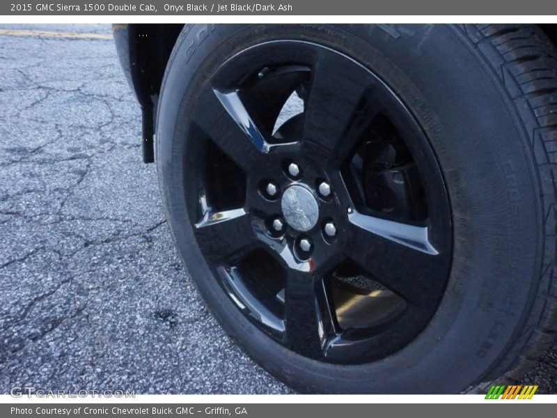Onyx Black / Jet Black/Dark Ash 2015 GMC Sierra 1500 Double Cab
