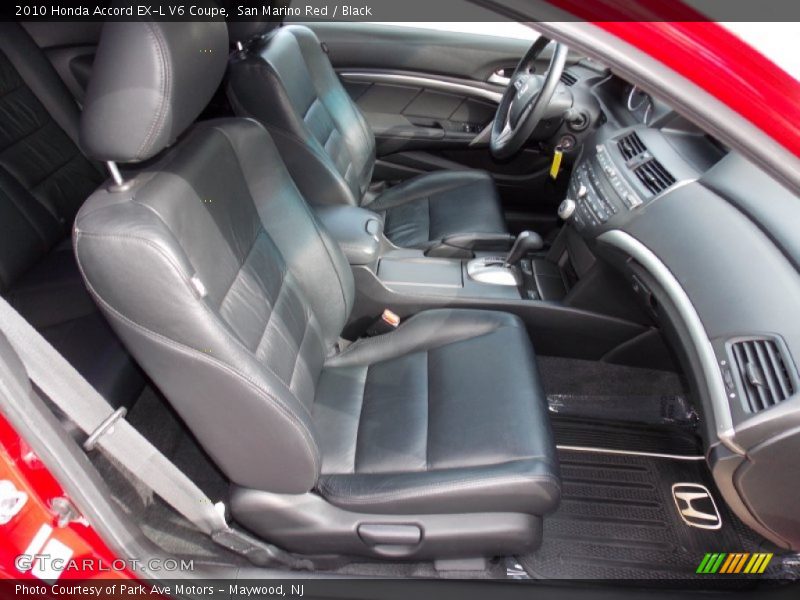 San Marino Red / Black 2010 Honda Accord EX-L V6 Coupe