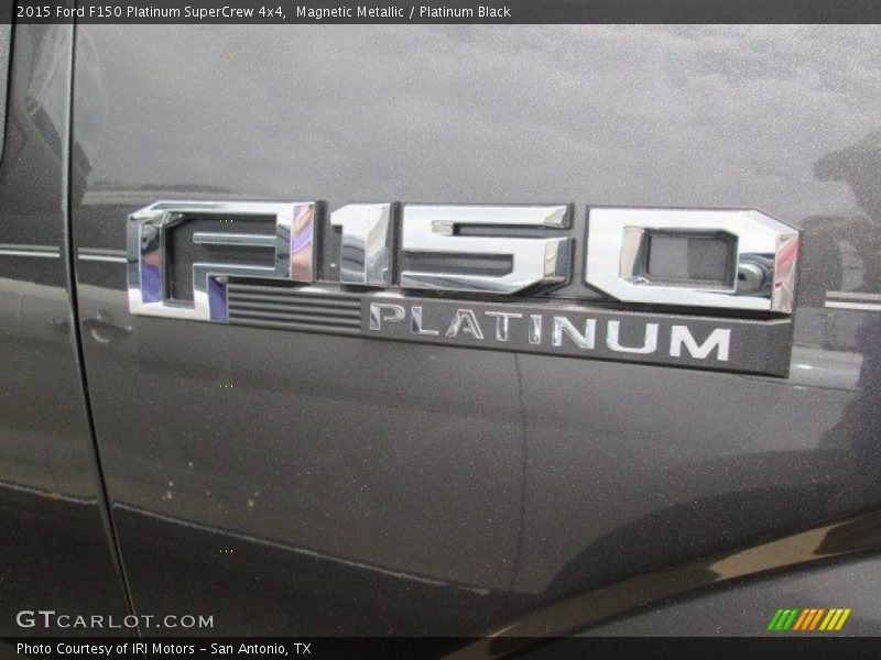 Magnetic Metallic / Platinum Black 2015 Ford F150 Platinum SuperCrew 4x4