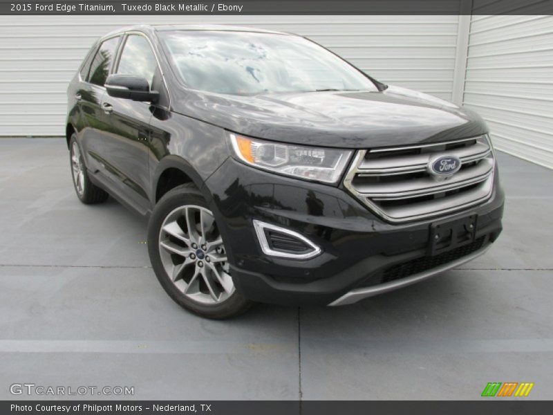 Tuxedo Black Metallic / Ebony 2015 Ford Edge Titanium