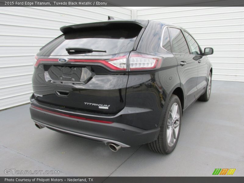 Tuxedo Black Metallic / Ebony 2015 Ford Edge Titanium