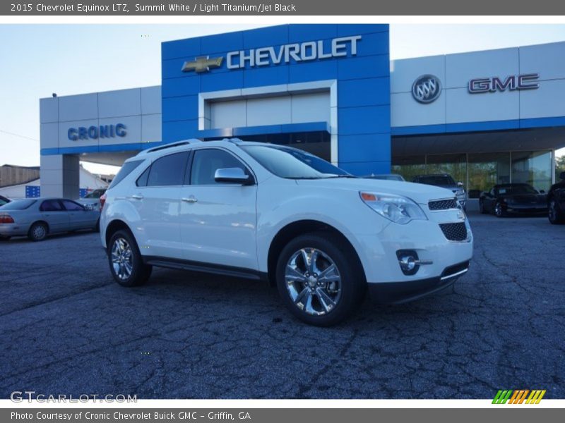 Summit White / Light Titanium/Jet Black 2015 Chevrolet Equinox LTZ